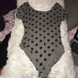 Polka dot onesy!